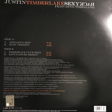 Load image into Gallery viewer, Justin Timberlake : SexyBack (12")