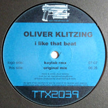 Load image into Gallery viewer, Oliver Klitzing : I Like That Beat (12")