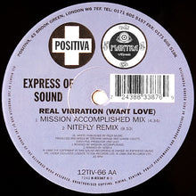 Load image into Gallery viewer, Express Of Sound : Real Vibration (Want Love) (12",33 ⅓ RPM)