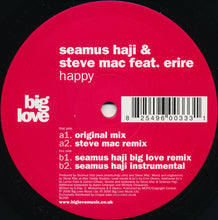Load image into Gallery viewer, Seamus Haji &amp; Steve Mac Feat. Erire : Happy (12")