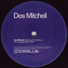 Load image into Gallery viewer, Des Mitchell : Welcome To The Dance (12", Promo)