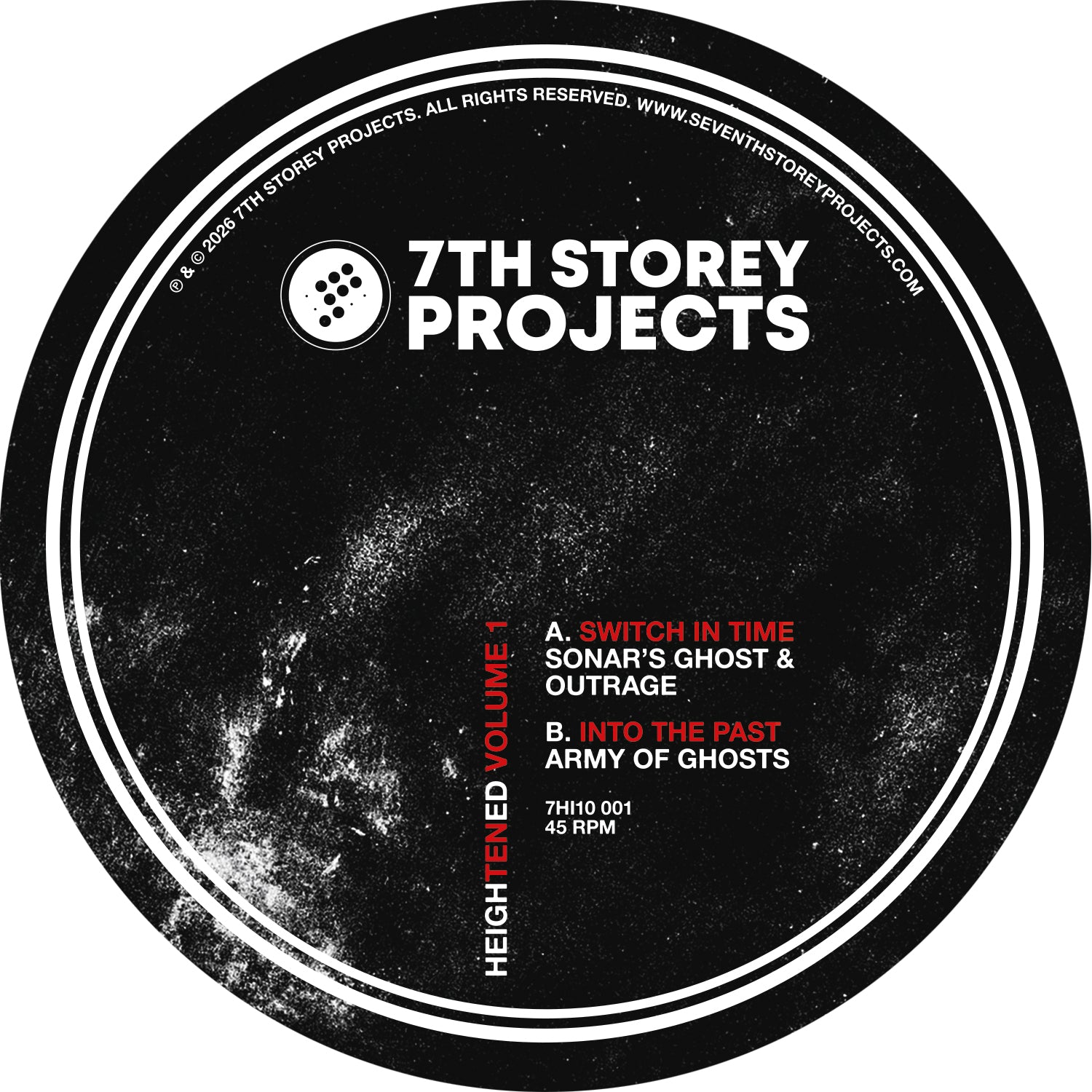 Sonar's Ghost & Outrage / Army of Ghosts - Heightened Volume 1 - 7HI10 001