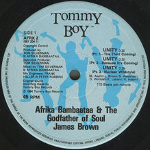 Load image into Gallery viewer, Afrika Bambaataa &amp; James Brown : Unity (12", Single)