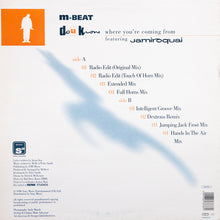 Load image into Gallery viewer, M-Beat Featuring Jamiroquai : Do U Know Where You're Coming From (12", Maxi)