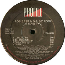 Load image into Gallery viewer, Rob Base &amp; DJ E-Z Rock : It Takes Two (LP, Album)