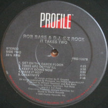 Load image into Gallery viewer, Rob Base &amp; DJ E-Z Rock : It Takes Two (LP, Album)