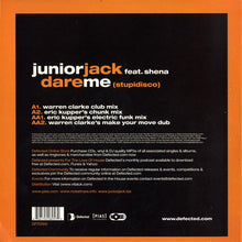 Load image into Gallery viewer, Junior Jack Feat. Shena : Dare Me (Stupidisco) (12")