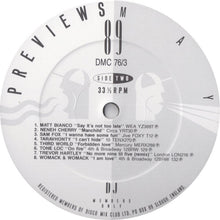 Load image into Gallery viewer, Various : May 89 - Previews (LP, Comp)