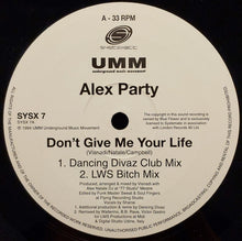 Load image into Gallery viewer, Alex Party : Don't Give Me Your Life (12", Single)