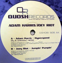 Load image into Gallery viewer, Adam Harris / Joey Riot : Hyperspeed (Sy &amp; Unknown Remix) / Jumpin' Pumpin' (12")