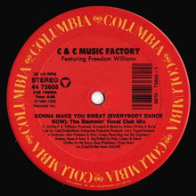 Load image into Gallery viewer, C + C Music Factory Featuring Freedom Williams : Gonna Make You Sweat (Everybody Dance Now) (12", Pic)