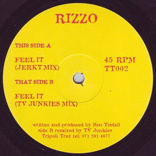 Load image into Gallery viewer, Rizzo : Feel It (12")
