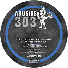 Load image into Gallery viewer, Abusive Records - Tik Tok Taylor - Anarchist Insider EP  - 12&quot; Vinyl -  ABUSIVE012 - acid techno
