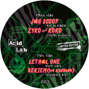 Jah Scoop / Zyco & Koko - We Are Musikaddikt [Limited Edition - 200 Copies Only]  - 12" Vinyl - AcidLab 003