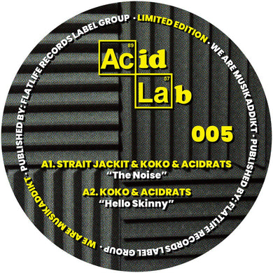 Strait Jackit, Koko, AcidRats and Others - AcidLab 005 [silver colored vinyl] - AcidLab - ACIDLAB005 - 12