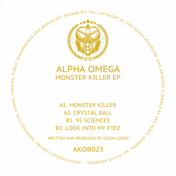 Alpha Omega - Monster Killer EP - AKOB023 - AKO Beatz - 12