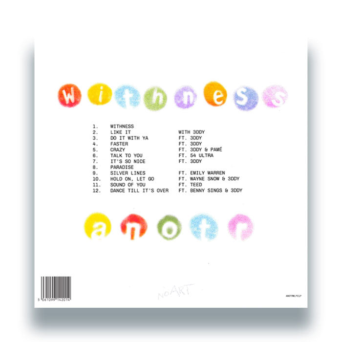 ANOTR - Withness - ANOTRWLP01P back cover