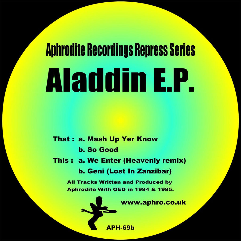 Aphrodite Recordings - Aladdin EP - Aphrodite -Mash Up You Know/ We  Enter Remix -12" Vinyl - APH-69