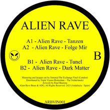 Load image into Gallery viewer, Alien Rave - Alien Rave Beats - Alien Rave - ARBVIN001 - 12&quot; Vinyl - Electro - Spanish Import