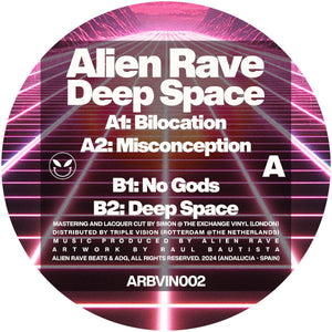 Alien Rave - Alien Rave Beats - Deep Space - ARBVIN002 - 12" Vinyl - Electro - Spanish Import