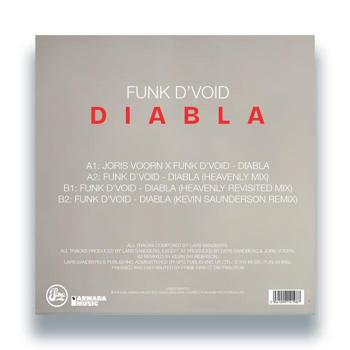 Funk D'Void - Diabla - ARMAPRMV003 back