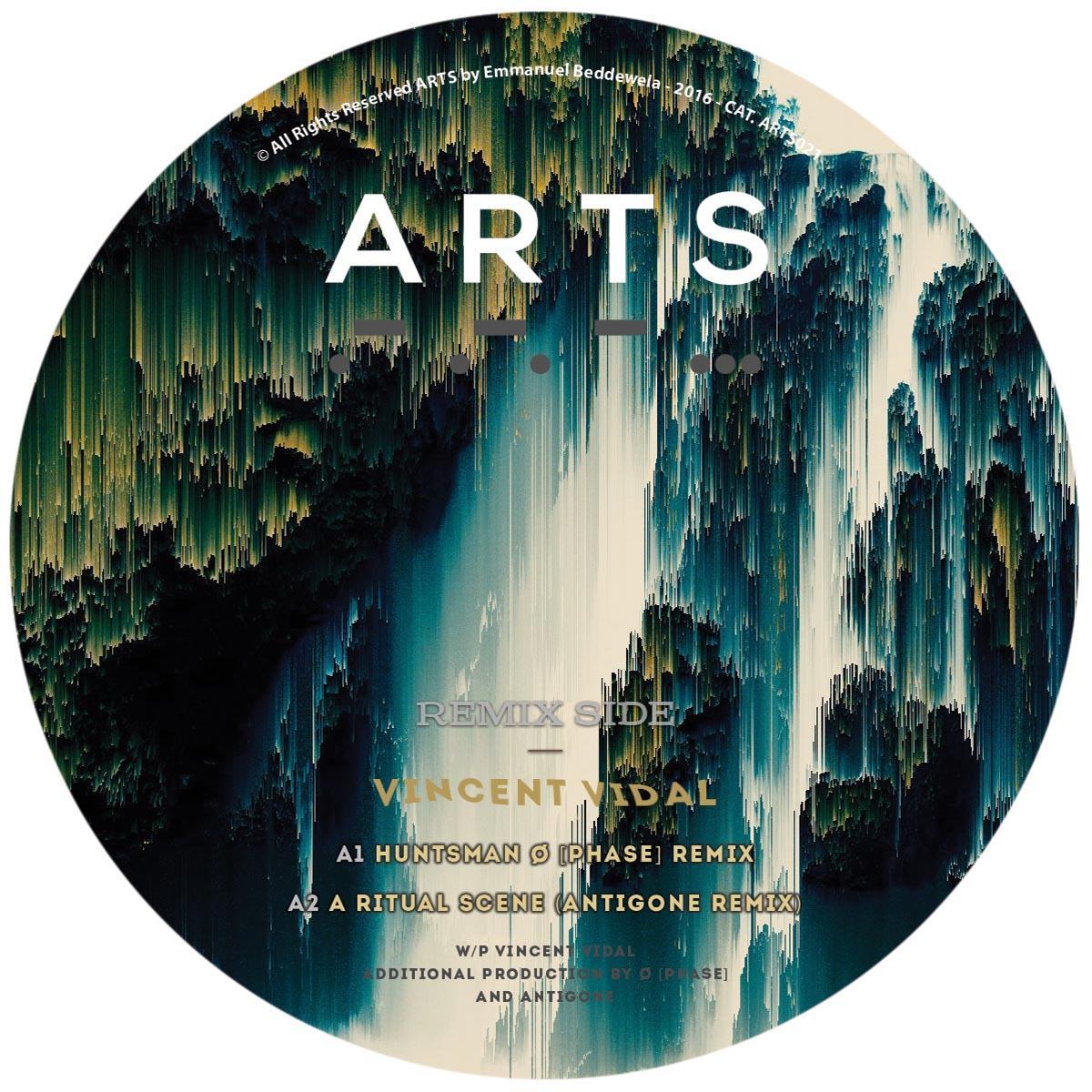 Vincent Vidal - Vincent Vidal - Remixed - ARTS - ARTS021 - 12" Vinyl - Techno - Italian Import