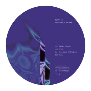 Yan Cook - Eyes Adjust To The Dark [blue marbled vinyl] - ARTS - ARTSCORE026 - Techno - 12" Vinyl - French Import