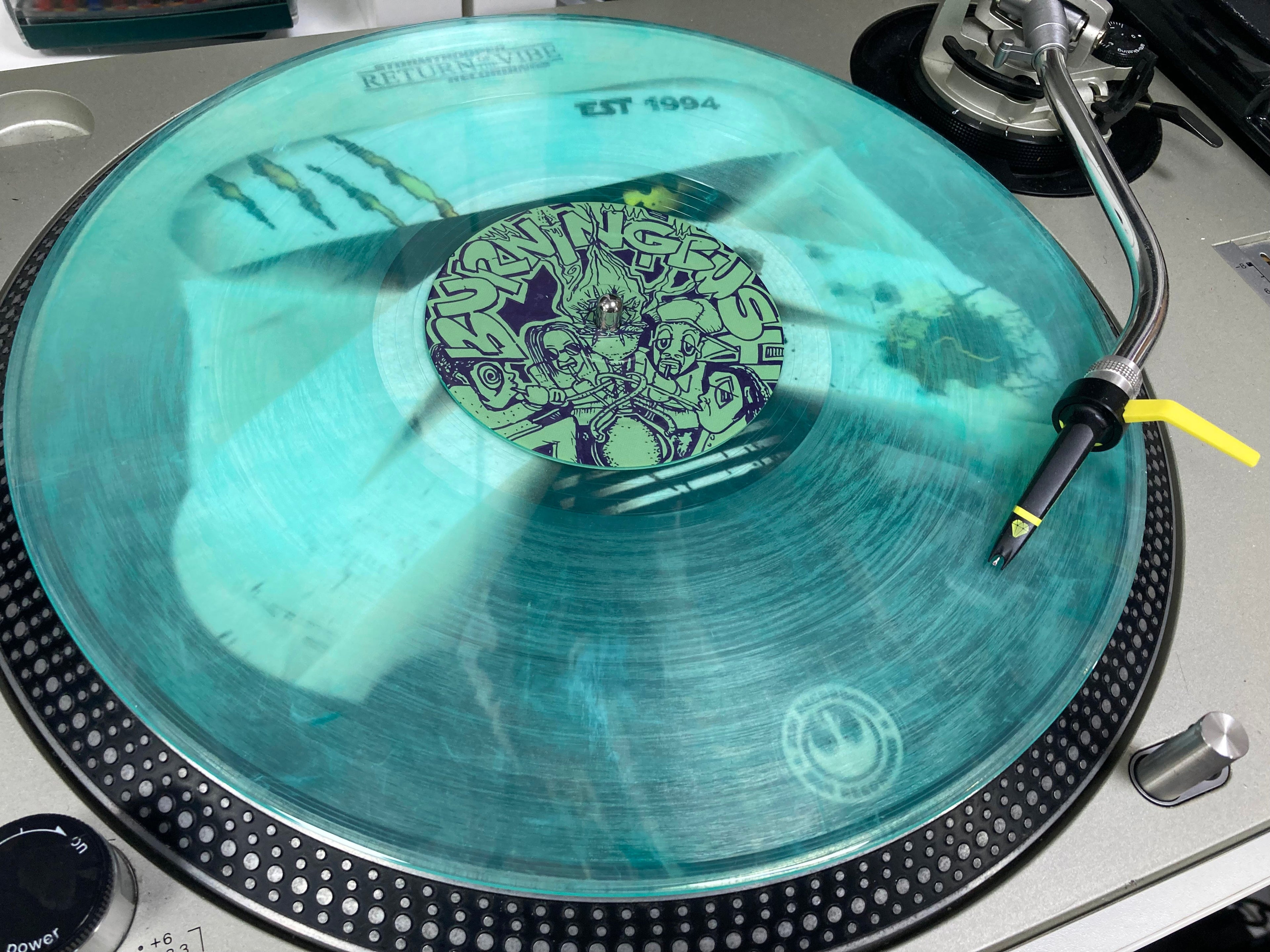 DJ X-cess - Hold On People EP  - Burning Bush Communications - BBC022 -  Minty Ice / or Black 12" Vinyl + digital