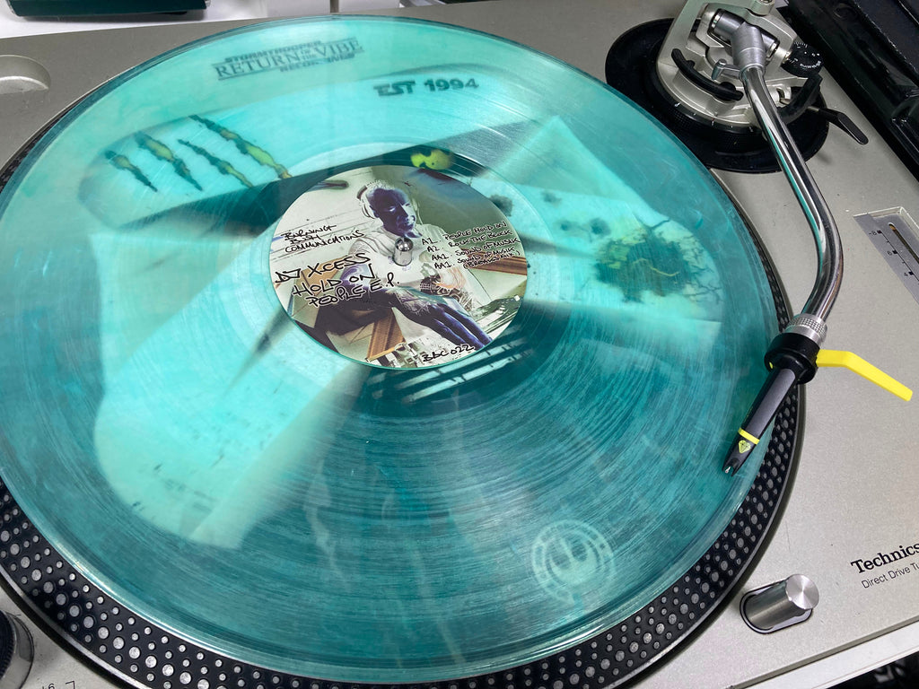 DJ X-cess - Hold On People EP  - Burning Bush Communications - BBC022 -  Minty Ice / or Black 12" Vinyl + digital