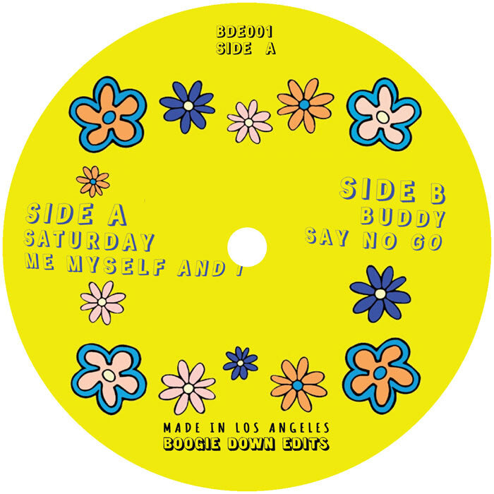 Boogie Down Edits - Vol 1 - De La House - BDE001 A side label