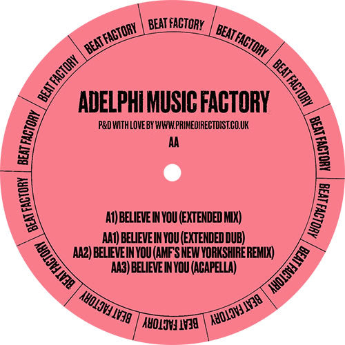 Adelphi Music Factory - Believe In You - BF003