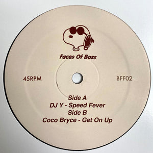 DJ Y a.k.a. Coco Bryce - Faces Of Bass - Speed Fever - BFF02RP - 12" Vinyl - Hardcore - Dutch Import
