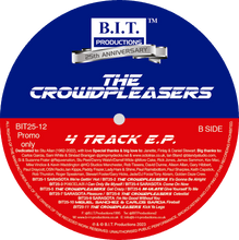 Load image into Gallery viewer, The Crowdpleasers &quot;Dirty Sonz Of A Gun&quot;  - B.I.T Productions - 12&quot; Blue &amp; Red vinyl - BIT25-12