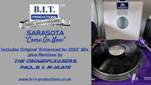 Load image into Gallery viewer, Sarasota – &quot;Come On Now&quot;  - 25th Anniversary Mixes - B.I.T Productions - 12&quot; black vinyl - BIT25-4BLK