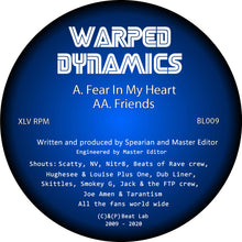 Load image into Gallery viewer, Beat Lab - Warped Dynamics - Fear In My Heart  - Beat Lab 09 - BL009 - 12&quot; Vinyl