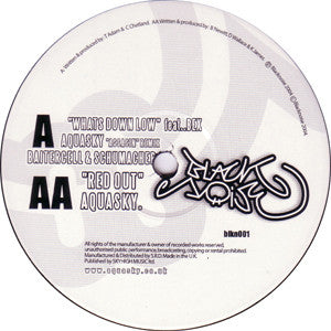 BAITERCELL & SCHUMACHER / AQUASKY - What's Down Low - Black Noise -  BLKN 001 - 12 