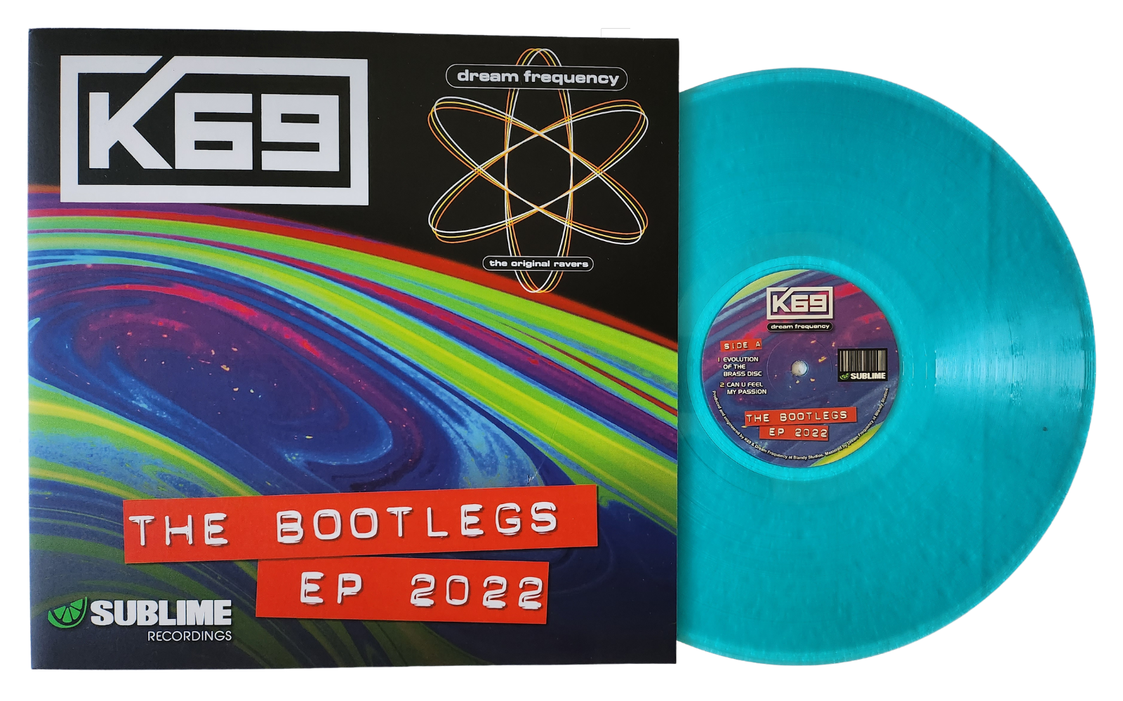 K69 & Dream Frequency - Sublime Bootlegs 2022 - Sublime Recordings - 12" blue vinyl - SB106
