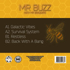 Mr Buzz With Mr Bradders - The Galactic Vibes EP - Knitebreed Records - BREED46 - Old Skool - 12" Yellow Vinyl Version