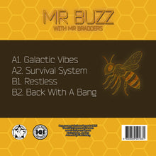 Load image into Gallery viewer, Mr Buzz With Mr Bradders - The Galactic Vibes EP - Knitebreed Records - BREED46 - Old Skool - 12&quot; Yellow Vinyl Version