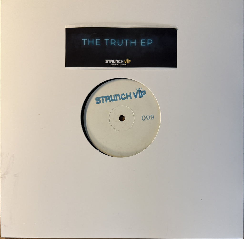 Staunch VIP - The Truth EP - CAPR009 hand stamped sleeve