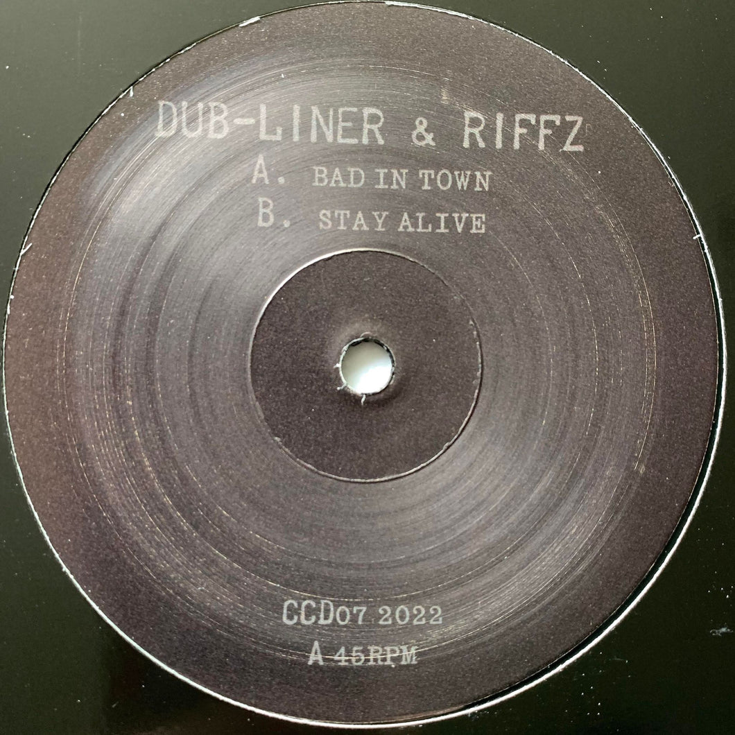 Dub-Liner & Riffz - Bad In Town EP - Concrete Castle Dubs - CCD07 - 12