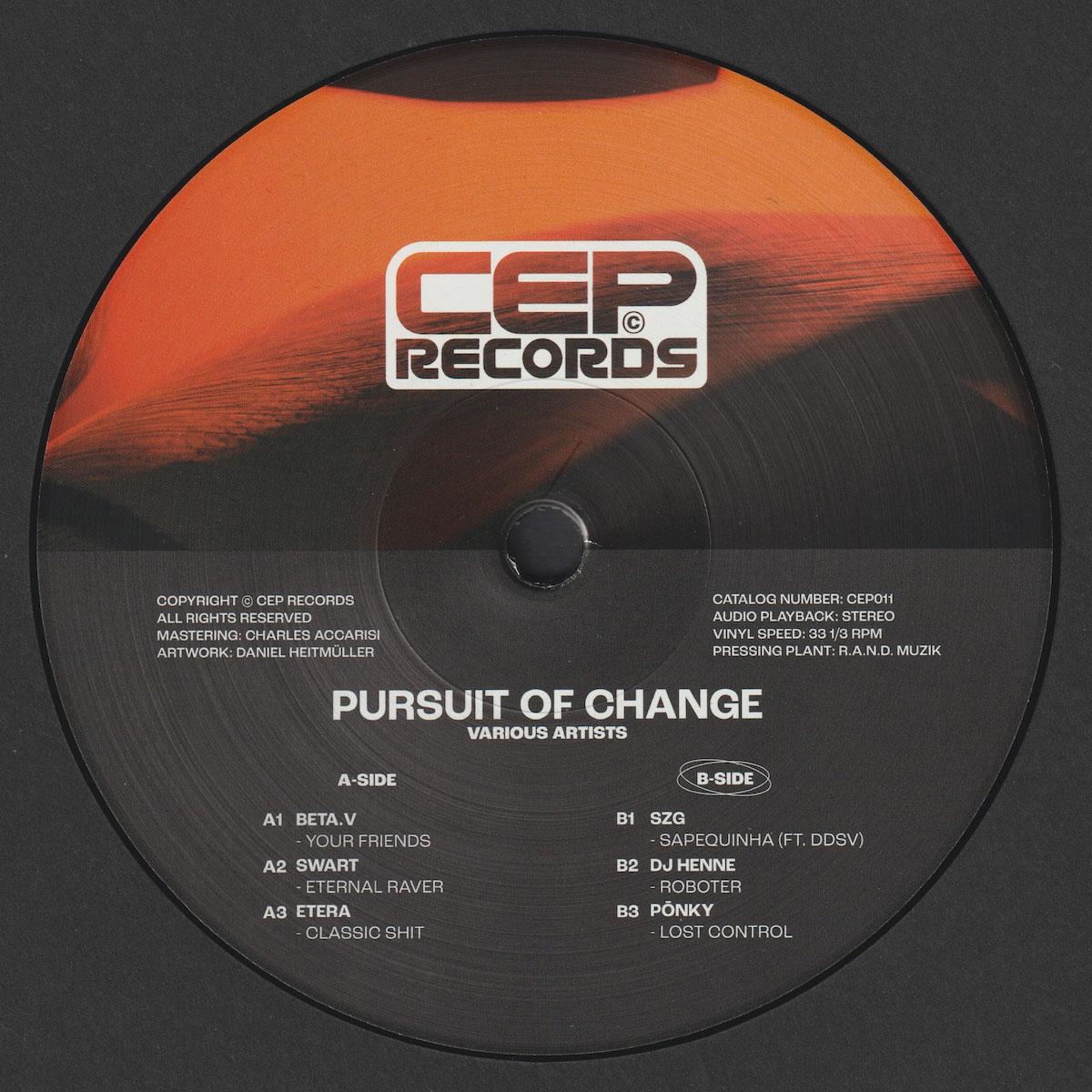 Defstar Records Beta.V, SWART, ETERA and Others - Pursuit Of Change - CEP Records - CE ...