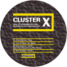 Load image into Gallery viewer, Chris Da Break - Cluster Records - Friend - CLUSTERX005 - 12&quot; Vinyl - Acid Techno