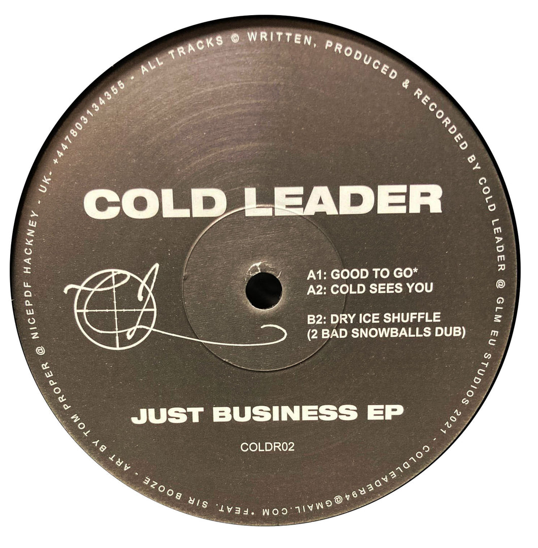 Cold Leader - Just Business EP - Cold Leader – COLDR02 - 12 