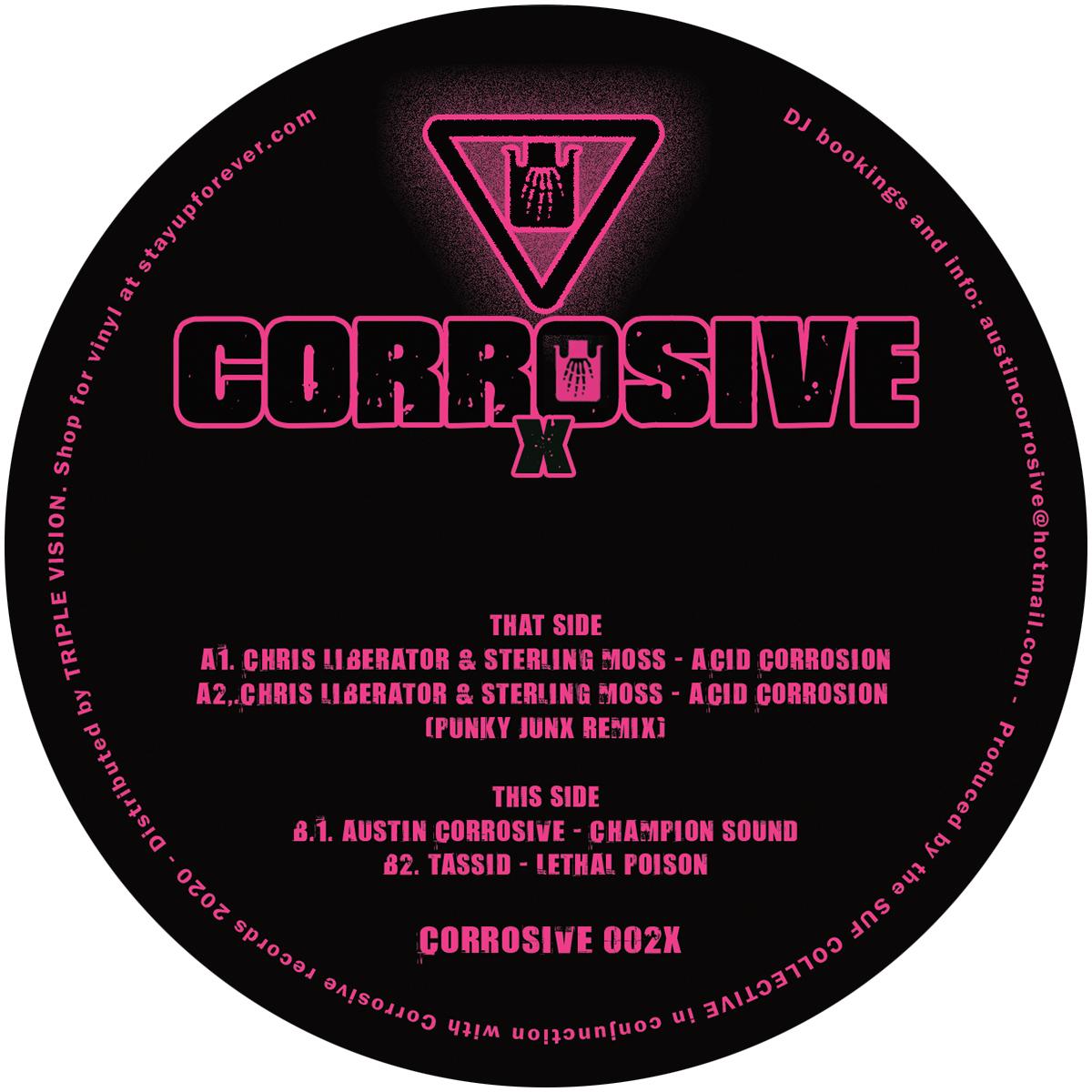 Various Artists - Corrosive - Acid Corrosion [red vinyl / 180 grams] - CORROSIVE002XRP - 12" Vinyl - Acid Techno