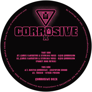 Various Artists - Corrosive - Acid Corrosion [red vinyl / 180 grams] - CORROSIVE002XRP - 12" Vinyl - Acid Techno