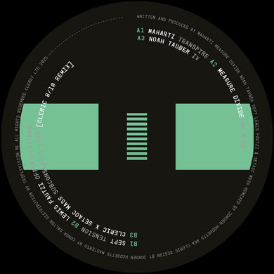 Maharti, Measure Divide, Noah Tauber and Others - Clergy 10 Years | India [label sleeve] - Clergy - CRGX8 - 12