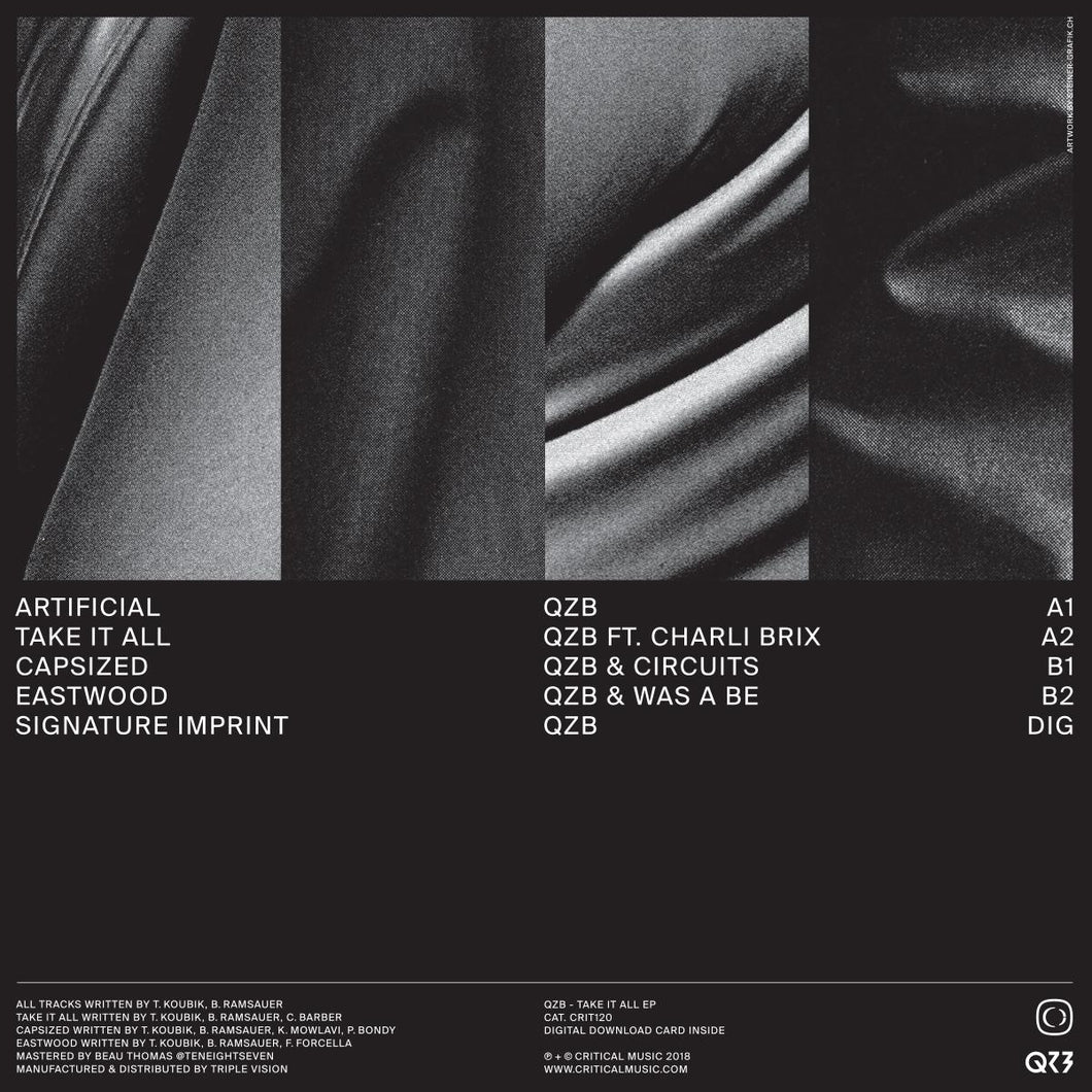 QZB - Take It All - Critical Music - CRIT120 - 12