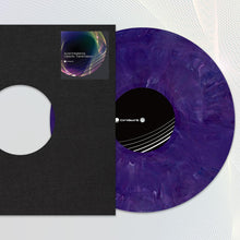 Load image into Gallery viewer, Aural Imbalance - Galactic Transmission  - CRVT001 - Curvature -[purple marbled vinyl / stickered sleeve]