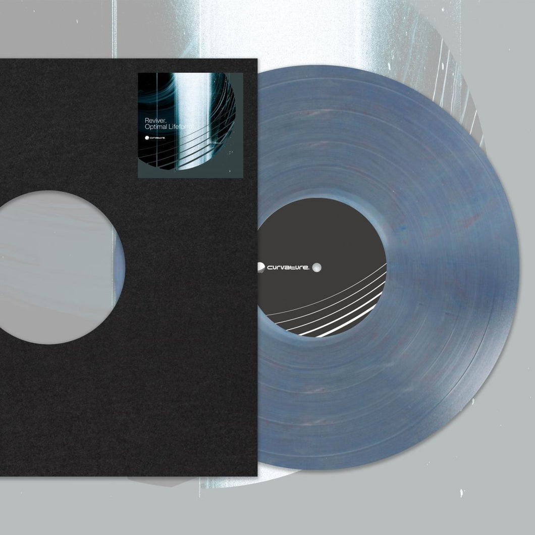 Reviver - Optimal Lifeform [stickered sleeve / blue vinyl] - Curvature - CRVT008 - 12